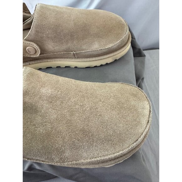 UGG Beige Goldenrod Suede Slip-On Adjustable Strap Clog Womens Shoes Size 7 - Picture 9 of 15